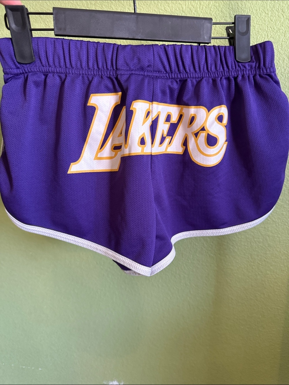 NBA Los Angeles Lakers Purple White Women’s Athletic Shorts